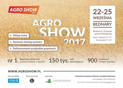targi i imprezy rolnicze agro show w bednarach 2017 portal cenyrolnicze pl 