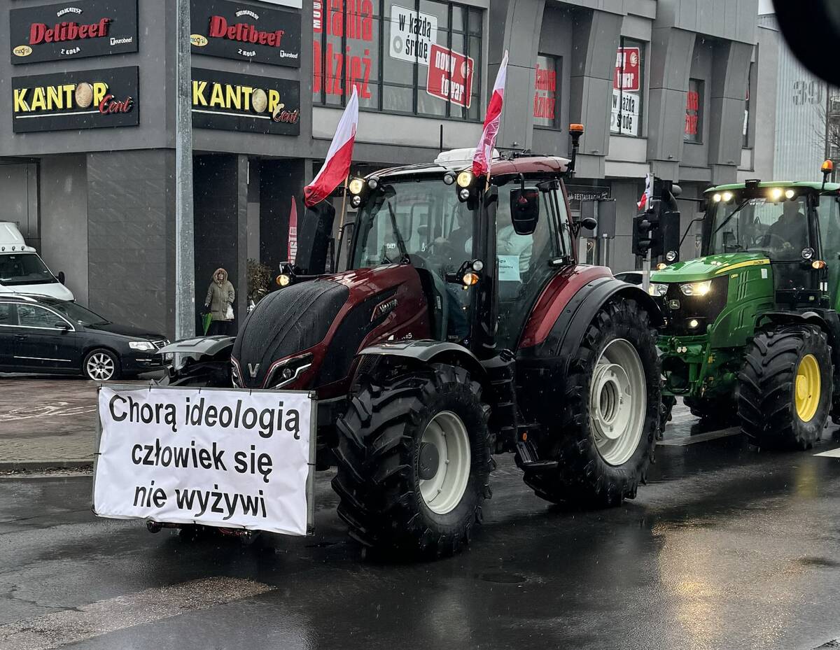 protest rolników, dorohusk, ukraina, zboże