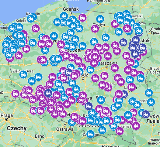 mapa protest 26 cenyrolnicze pl