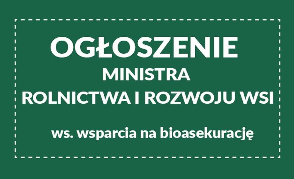 bioasekuracja, wnioski, brak środków 