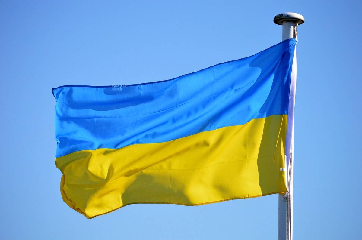 flaga ukrainy, wojna na ukrainie 
